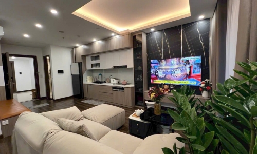 Bán căn 2,5 ngủ Full đồ đẹp Hoàng Huy Commerce