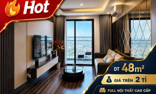 Bán Gấp Căn 1.5PN Mã 01 Tòa Lotus Hoàng Huy Commerce Full